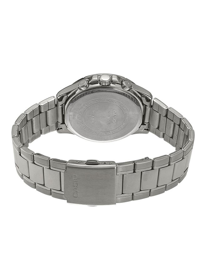 CASIO Men's Stainless Steel Digital Quartz Watch MTP-1374D-7AVDF - 43 mm - Silver - Image 2