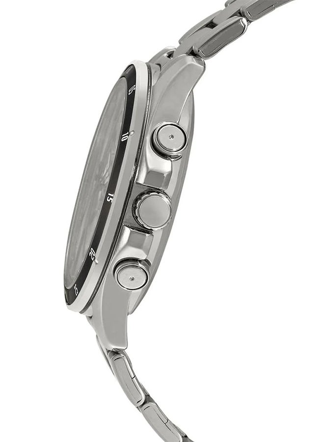 CASIO Men's Stainless Steel Digital Quartz Watch MTP-1374D-7AVDF - 43 mm - Silver - Image 3