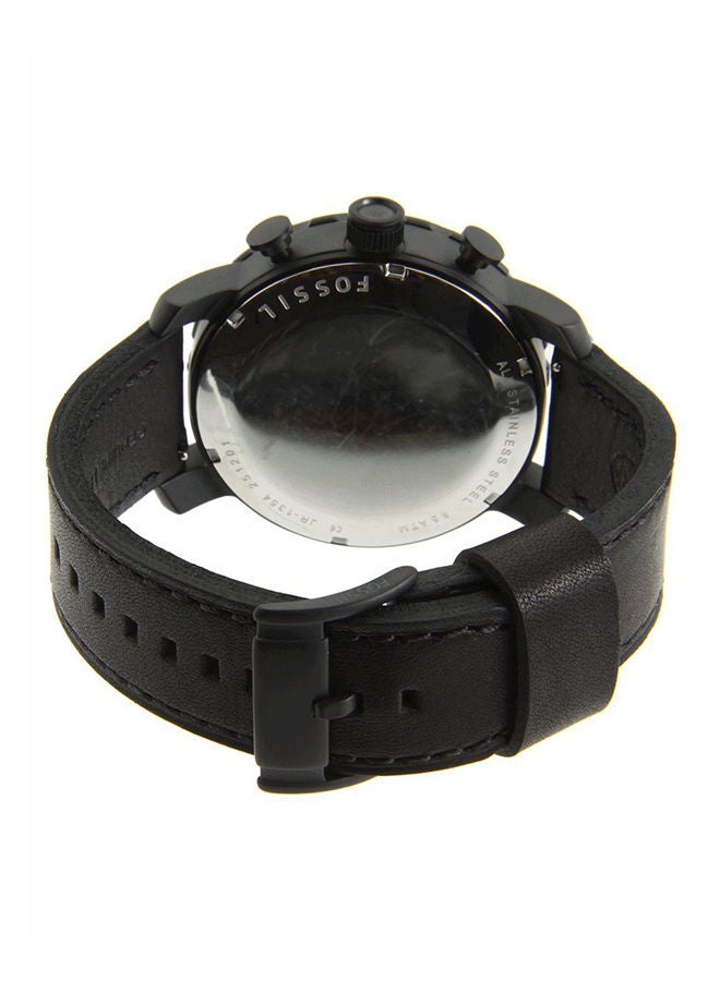 FOSSIL Men's Nate Chronograph Quartz Watch JR1354 - 50 mm - Black - Image 2