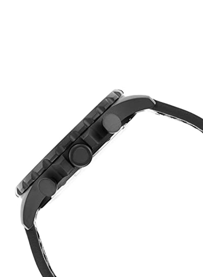 FOSSIL Men's Nate Chronograph Quartz Watch JR1354 - 50 mm - Black - Image 4