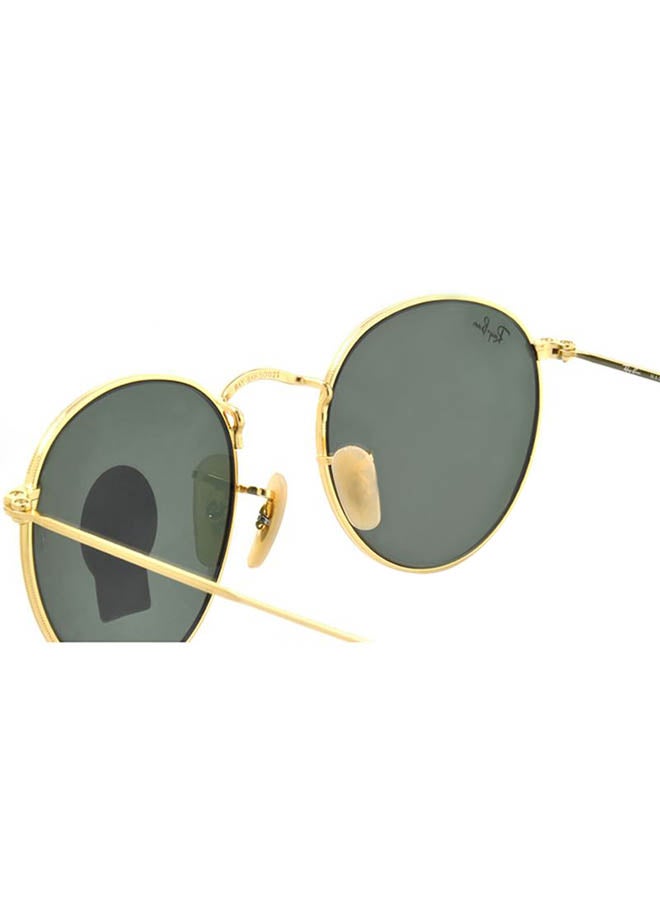 Ray-Ban Men's UV Protection Round Sunglasses - RB3447-001-50 - Lens Size: 50 mm - Gold - Image 5