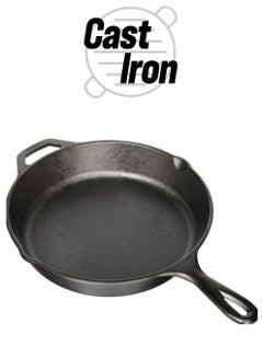 LODGE 10.25-Inch Pre-Seasoned Skillet Pan Black 10.25inch  - Image 1