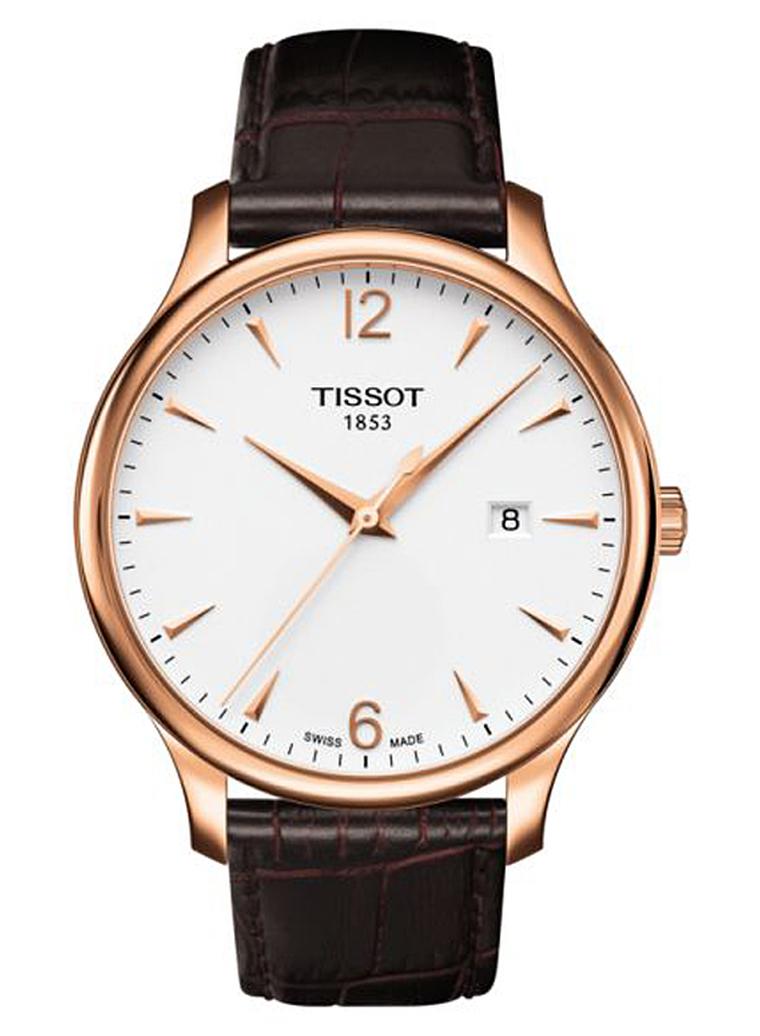 Men's Tradition Rose Gold PVD Watch T063.610.36.037.00
