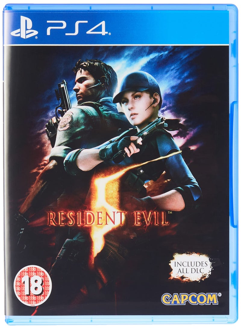 كابكوم لعبة " Resident Evil 5" (إصدار عالمي) - الأكشن والتصويب - بلاي ستيشن 4 (PS4) - Image 1