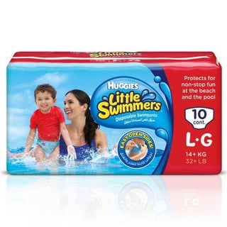Little Swimmer Disposable Swim Pants Diapers, 14+ Kg, 10 Count - Large, Easy Open Sides - pnsku/N11976187A/45/_/1700397694/95fadc96-7f34-4a1e-aba5-d5ff0653ad54