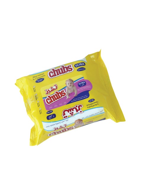 Alcohol-Free Wet Baby Wipes With Aloe Extract And Chamomile, 20 Count