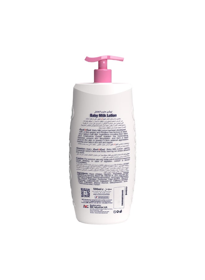 Cool & Cool Baby Milk Lotion 500ml+250ml Free  - Image 5