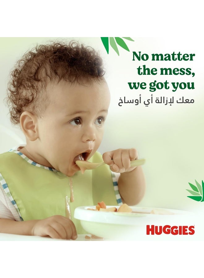 Huggies Natural Baby Wipes, Aloe Vera Wipes, 3 Pack x 56 Wipes (168 Wipes) - Image 5