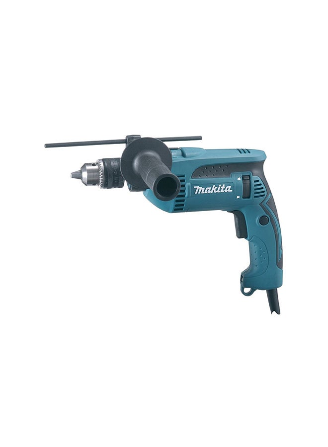 Makita - Impact Drill, For Masonary, Steel, Wood Turquoise 16mm - Image 1