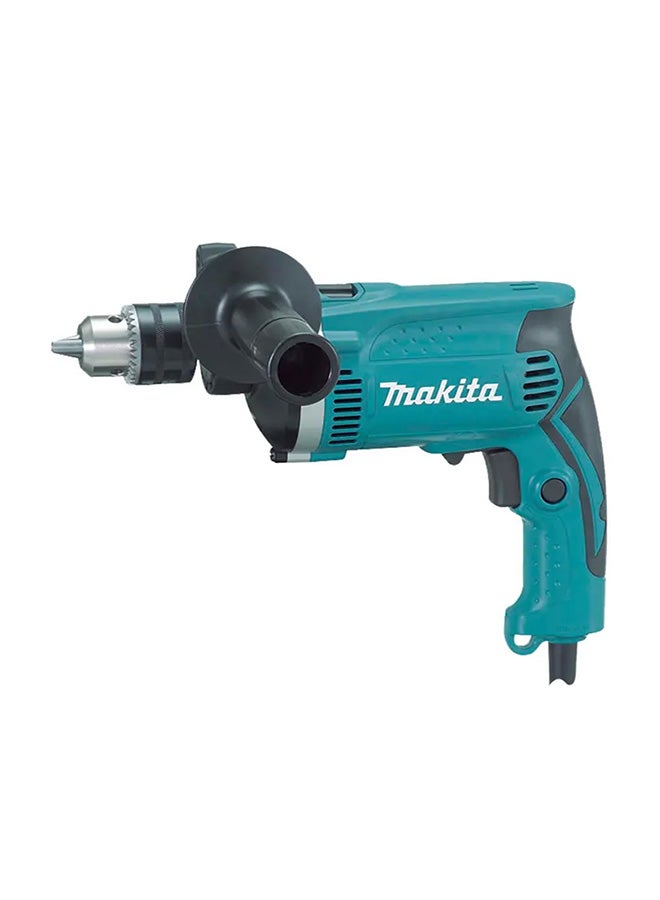 Makita - Impact Drill, For Masonary, Steel, Wood Turquoise 16mm - Image 1