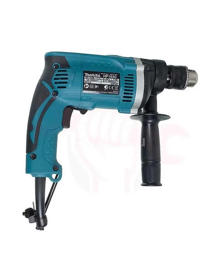 Makita - Impact Drill, For Masonary, Steel, Wood Turquoise 16mm - Image 1