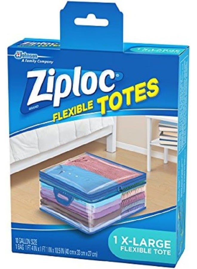 Ziploc - Flexible Storage Tote Bag Clear XL - Image 1