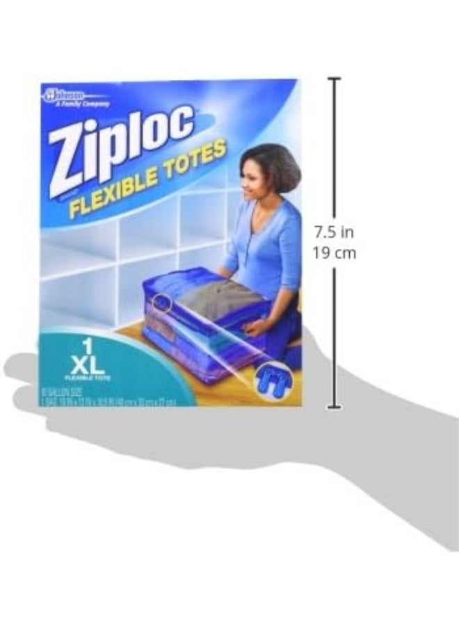Ziploc - Flexible Storage Tote Bag Clear XL - Image 1