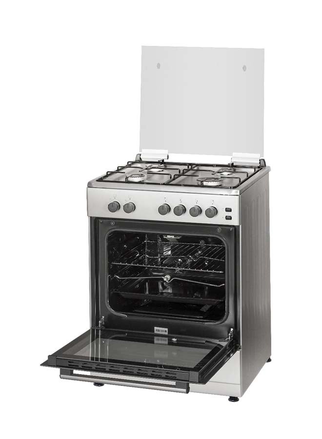 Wolf Power 60 X 60 Cm, Full Safety Gas Cooking Range With 4 Gas Burners, Automatic Ignition, Stainless Steel, 1 Year Warranty WCR6060FS Silver - Image 2
