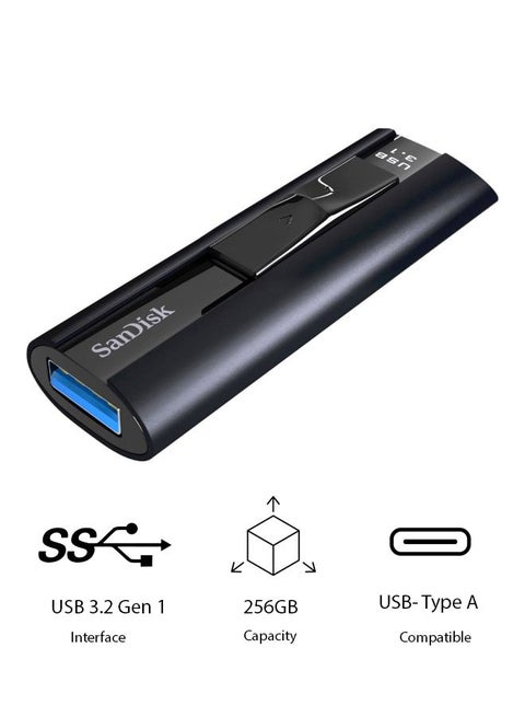 256 GB Extreme PRO, USB 3.2 Gen 1 Solid State Flash Drive Read Speed- 420 MBps Write Speed 380 MBps SDCZ880-256G-G46 256 GB