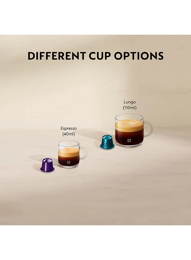 Nespresso Inissia Coffee Machine By Nespresso, Ruby Red, 0.7L (UAE Version) 0.7 L 1260 W C40-ME-RE-NE4 Red