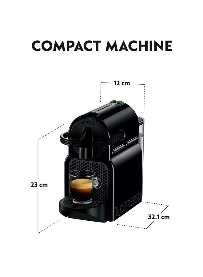 Nespresso Inissia Coffee Machine By Nespresso, Black, 0.7L (UAE Version) 0.7 L 1260 W D40-ME-BK-NE4 Black  - Image 5