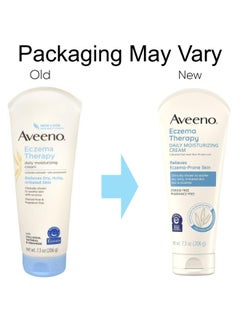 Aveeno Eczema Therapy Daily Moisturizing Cream (7.3 Oz) Packaging May Vary 206grams  - Image 2
