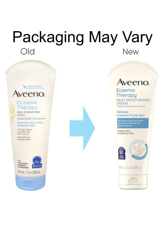 Aveeno - Eczema Therapy Daily Moisturizing Cream (7.3 Oz) Packaging May Vary 206grams - Image 1