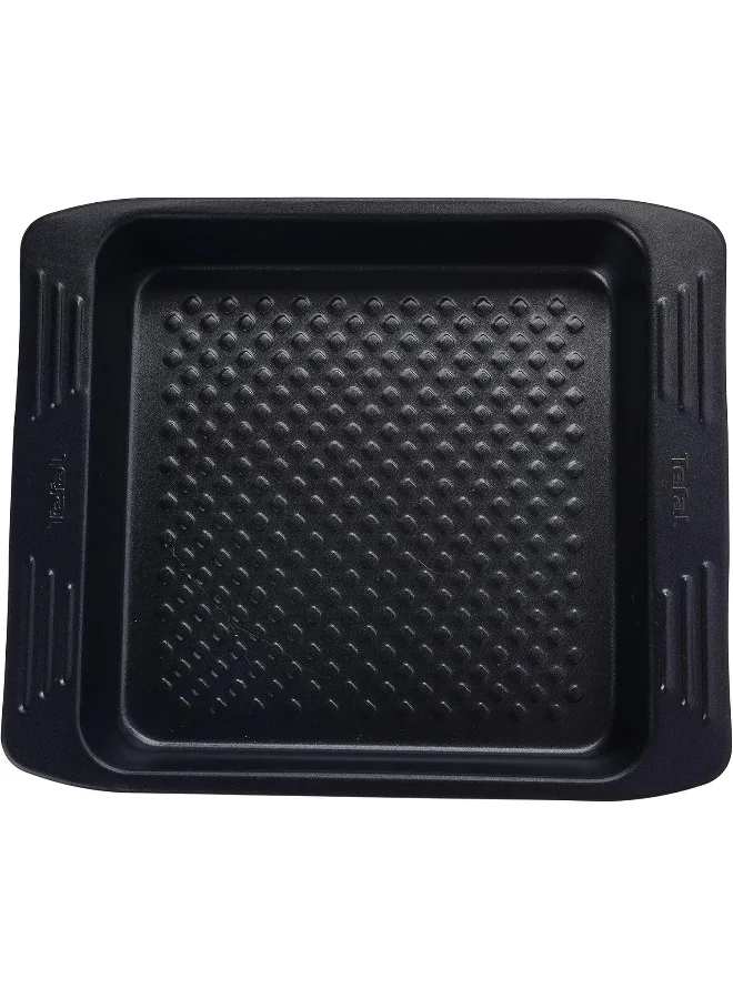 Tefal Easygrip Square Cake Pan Silver Grey 21x21cm
