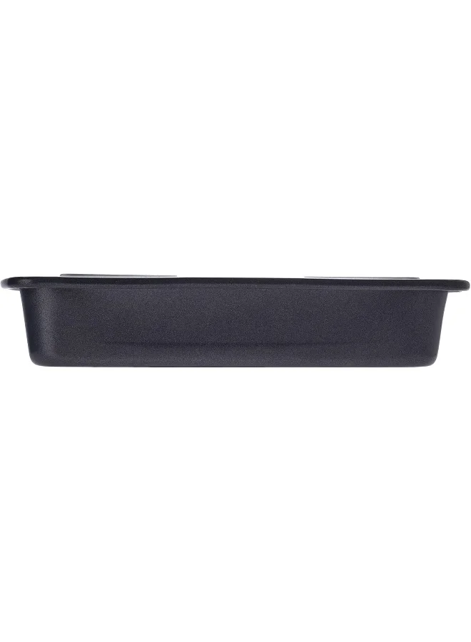 تيفال TEFAL صينية خبز | Easy Grip مربعة 21 × 21 سم | فولاذ كربوني | سهولة التعامل | مقابض كبيرة | طلاء غير لاصق | سهل الإفراج | سهل التنظيف | رمادي داكن | ضمان لمدة سنتين | J1625245