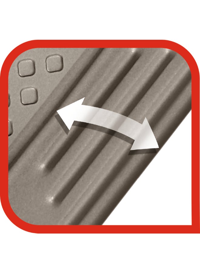 تيفال TEFAL صينية خبز | قالب كيك مستطيل سهل الإمساك 12x25 سم | فولاذ كربوني | سهولة التعامل | مقابض كبيرة | طلاء غير لاصق | سهولة التحرير | سهولة التنظيف | رمادي داكن | ضمان لمدة سنتين | J1625345 أسود 12x25سم - Image 5