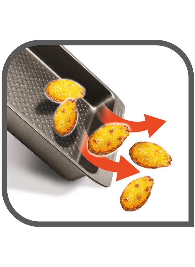 تيفال TEFAL صينية خبز | Easy Grip 26.5 x 36 سم صينية خبز | فولاذ كربوني | ضمان لمدة سنتين | J1627145 بني 26.5 x 36سم - Image 5