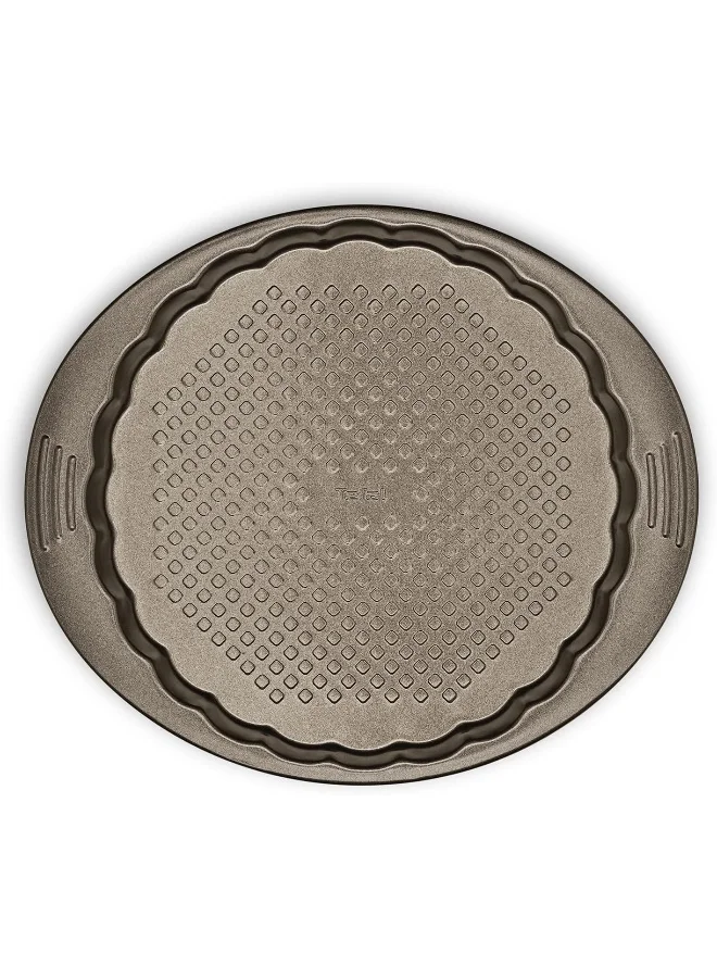 تيفال TEFAL قالب خبز | Easy Grip 27 سم قالب خبز تارت | فولاذ كربوني | ضمان لمدة سنتين | J1628345 رمادي 27سم