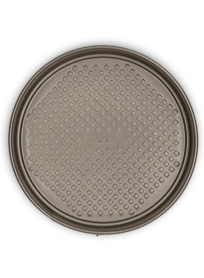 Tefal - Baking Mold | Easy Grip Springform 23Cm | Brown | Removable Belt | Carbon Steel | Non-Stick Coating | Easy Unmolding | Easy Cleaning | 2 Years Warranty | J1626145 Brown 23cm - Image 1