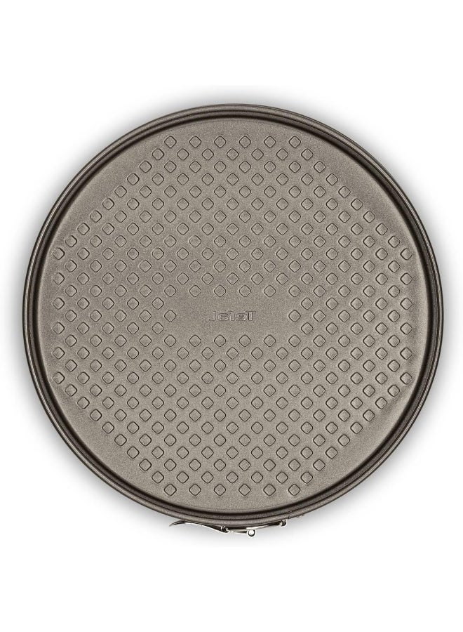 Tefal - Baking Mold | Easy Grip Springform 23Cm | Brown | Removable Belt | Carbon Steel | Non-Stick Coating | Easy Unmolding | Easy Cleaning | 2 Years Warranty | J1626145 Brown 23cm - Image 1
