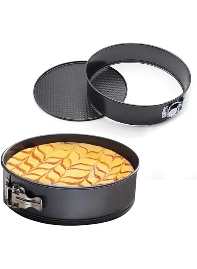 Tefal TEFAL Spring Form Baking Mold | Easygrip 27 cm round baking tray | Carbon Steel | 2 Years Warranty | J1626345 Brown 27cm