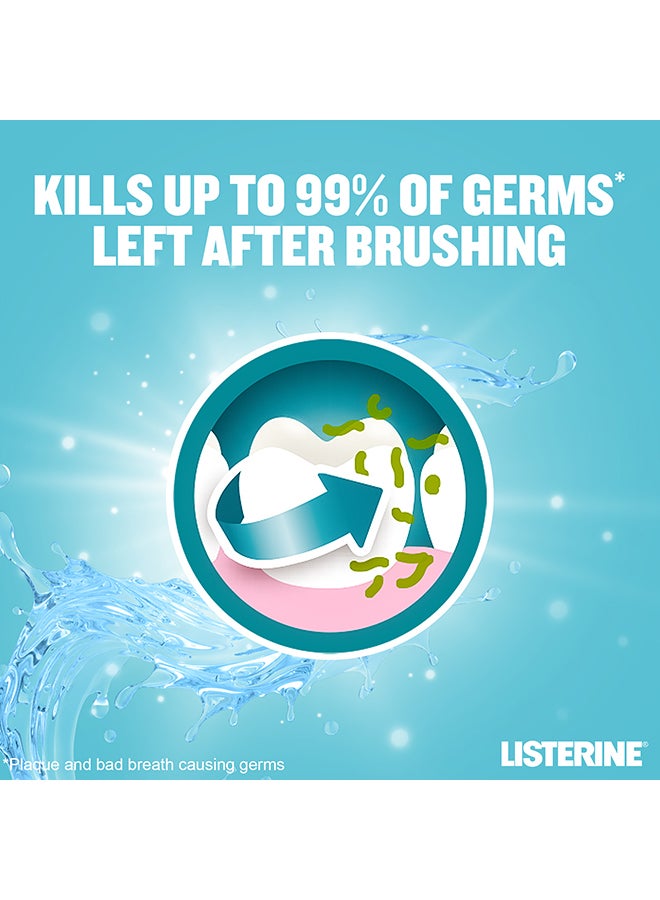 Listerine Cool Mint Flavour Daily Mouthwash Milder Taste 500ml - Image 3