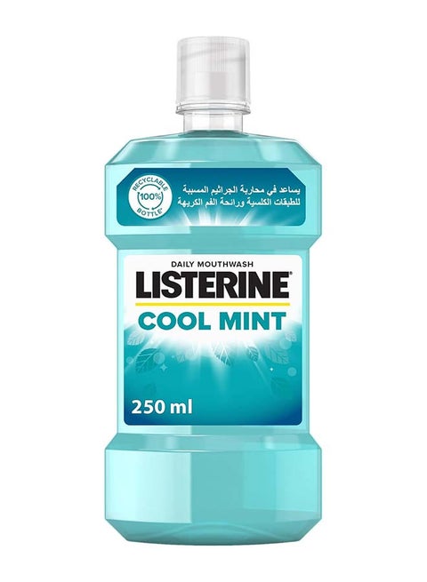 Cool Mint Flavour Daily Mouthwash Milder Taste Cool Mint 250ml