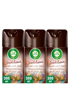 Air Wick Sandalwood Aerosol, Pack Of 3 Clear 300ml  - Image 3