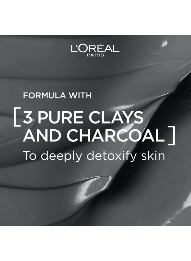 L'OREAL PARIS - Pure Clay Detoxifying Gel Wash Black 150ml - Image 1