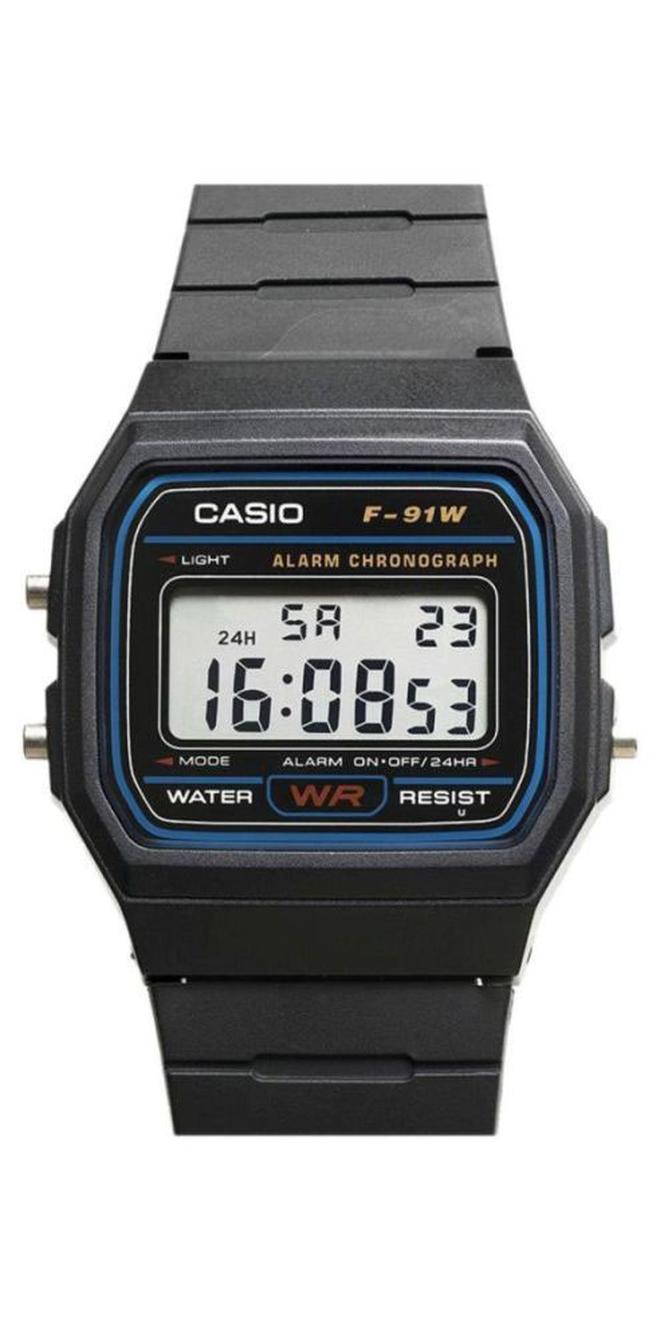 CASIO Boys' Vintage Resin Digital Watch F91W - Image 1