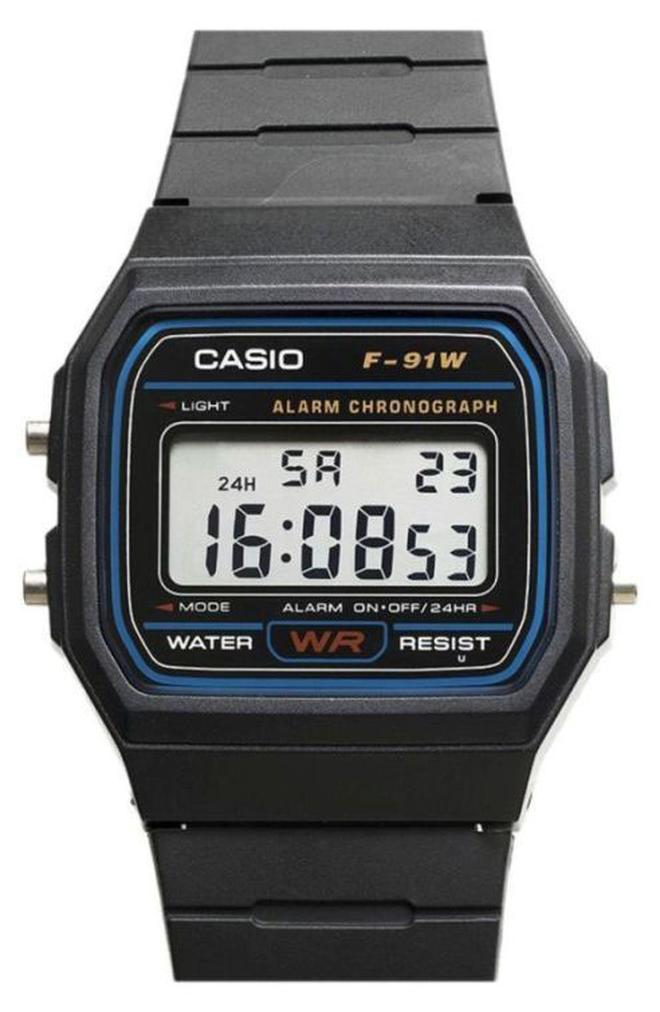 CASIO Boys' Vintage Resin Digital Watch F91W - Image 1