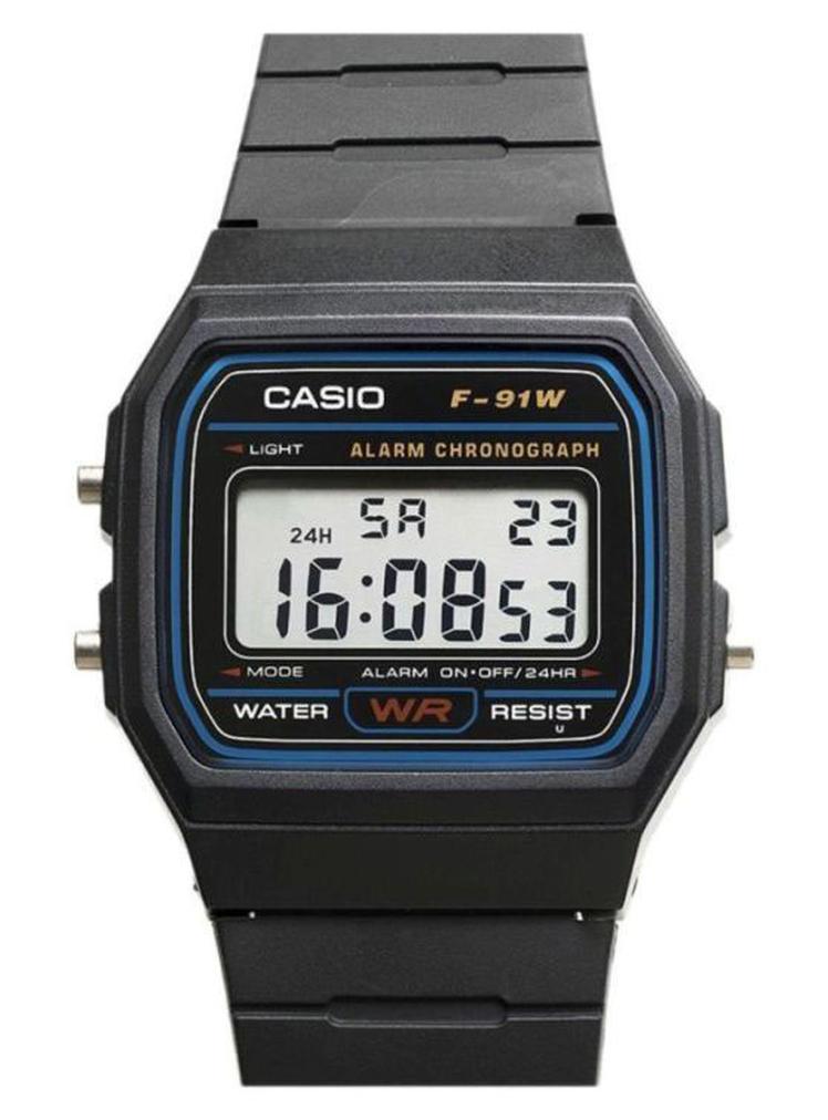 كاسيو الأولاد خمر الراتنج الرقمية ووتش F91W للأولاد - Image 1