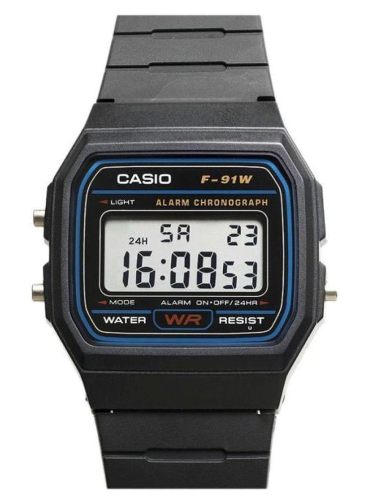 كاسيو الأولاد خمر الراتنج الرقمية ووتش F91W للأولاد - Image 1