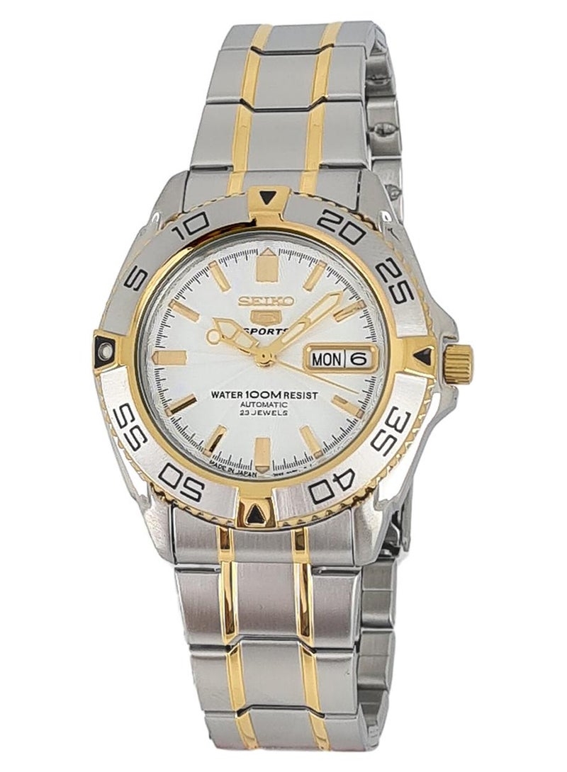 Seiko Men's Classic Self-Winding Round Shape Stainless Steel Analog Wrist Watch 38 mm - 2-Tone - SNZB24J1 - Image 1