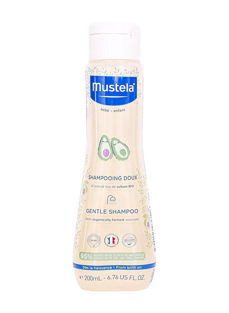 موستيلا شامبو لطيف للأطفال بخلاصة الأفوكادو المزروع عضوياً، 200 مل - Image 1