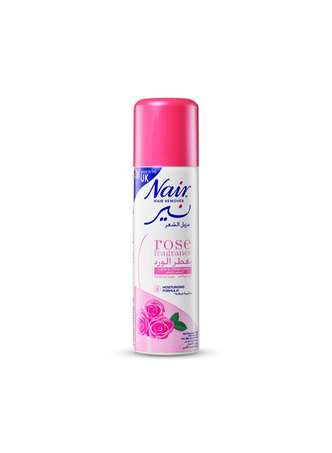 Nair Hair Removal Spray With Rose Fragrance Clear 200ml - Image 1