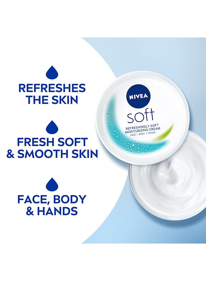 Nivea Soft Refreshing And Moisturizing Cream 300ml - Image 5