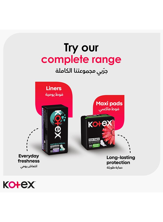 Kotex - Ultra Thin Pads, Super Size Sanitary Pads with Wings, 8 Sanitary Pads 8 Pieces - Image 1