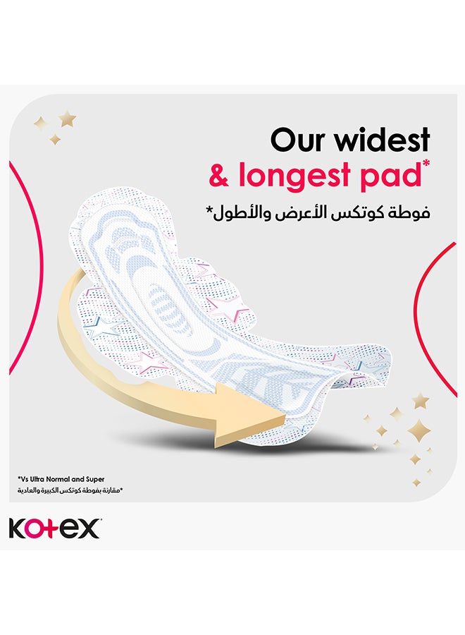Kotex - Ultra Thin Pads, Overnight Protection Sanitary Pads with Wings, 7 Sanitary Pads 7 Pieces - Image 1
