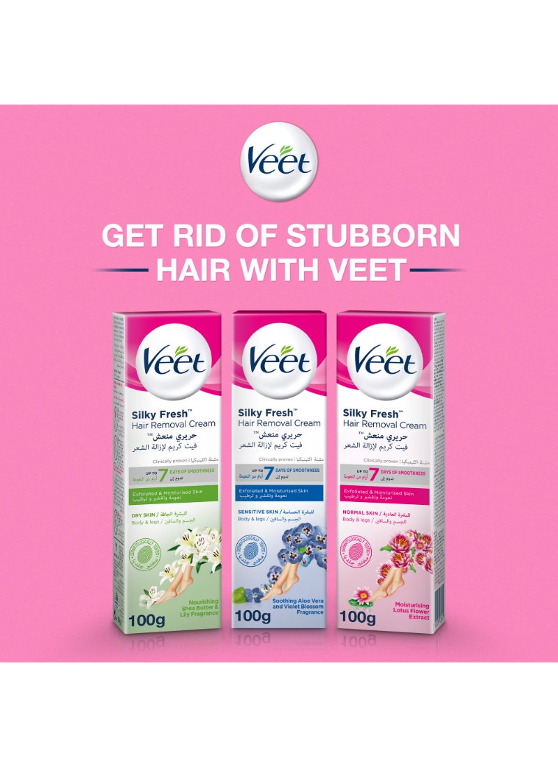 Veet Hair Removal Cream Dry Skin white 100ml - Image 5