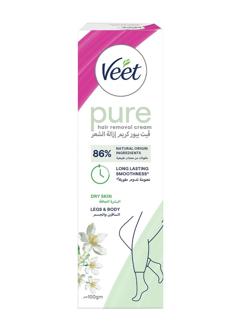 Veet Hair Removal Cream Dry Skin white 100ml - Image 1