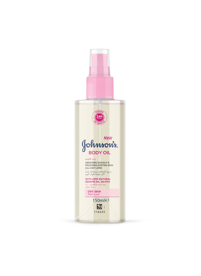 Johnson's Body Oil Spray 24 Hour Moisture - Image 1