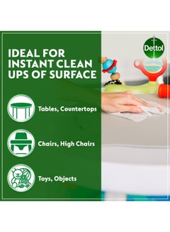 Dettol Original 2 In 1 Antibacterial Skin And Surface Wipes Pack of 80  - Image 5