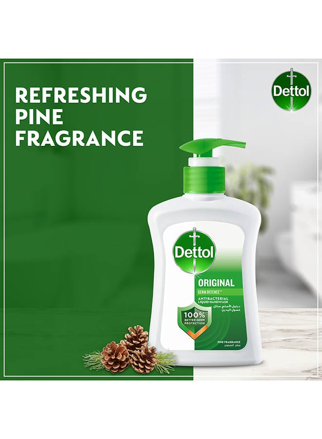 Dettol - Original Antibacterial Handwash Liquid Soap Pine Fragrance 200ml - Image 1